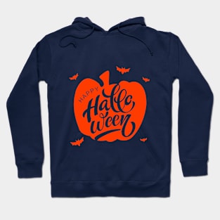 Nice Pumpkin Happy Halloween Typography Hoodie